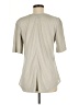 AS by DF 100% Leather Gray Short Sleeve Blouse Size M - photo 2