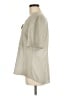 AS by DF 100% Leather Gray Short Sleeve Blouse Size M - photo 5