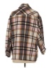 Unbranded Plaid Brown Coat Size S - photo 2