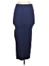 Open Edit Solid Blue Formal Skirt Size S - photo 2