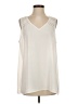 Pleione Ivory Sleeveless Blouse Size M - photo 1