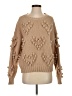 Kori America Hearts Tan Pullover Sweater Size S - photo 1
