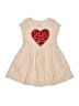 Design History Hearts Tan Dress Size 2T - photo 1