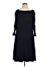 Ryan Michelle Solid Black Casual Dress Size 1X - photo 2