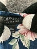 Topshop 100% Rayon Floral Blue Romper Size 4 - photo 4