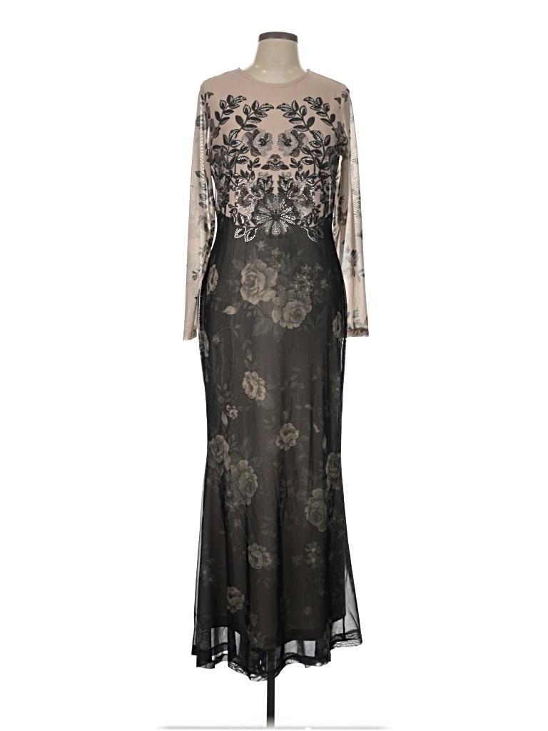 Pre-owned Venus Cocktail Dress In Black