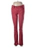 Level 99 Hearts Red Burgundy Jeans Size 28 waist - photo 1