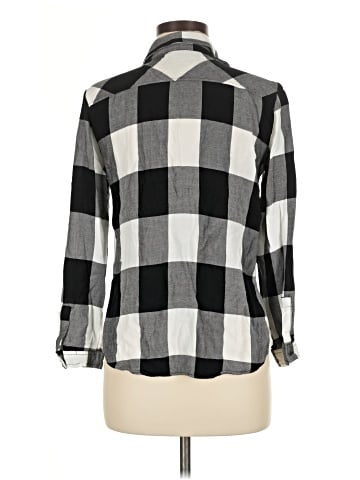 Zara Basic Long Sleeve Button-Down Shirt (view 2)