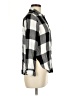 Zara Basic Checkered-gingham Gray Long Sleeve Button-Down Shirt Size M - photo 4