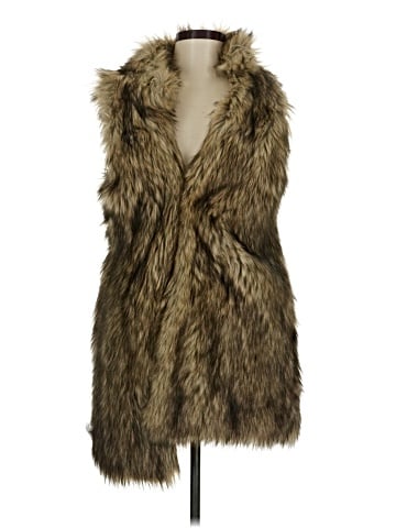 MICHAEL Michael Kors Faux Fur Vest (view 1)