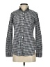 J.Crew 100% Cotton Checkered-gingham Black Blue Long Sleeve Button-Down Shirt Size 2 - photo 1