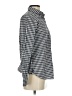 J.Crew 100% Cotton Checkered-gingham Black Blue Long Sleeve Button-Down Shirt Size 2 - photo 4