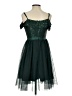 Assorted Brands 100% Polyester Stars Green Cocktail Dress Size XS - photo 2
