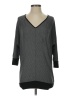 Three Dots Chevron-herringbone Gray Pullover Sweater Size S - photo 1