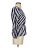 J.Crew 100% Cotton Stripes Blue 3/4 Sleeve Blouse Size 2 - photo 4
