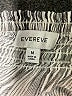 Evereve Gray Black 3/4 Sleeve Blouse Size M - photo 4