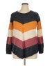 AB Studio Color Block Gray Pullover Sweater Size XL - photo 1