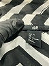 H&M 100% Polyester Chevron-herringbone Black Sleeveless Blouse Size 6 - photo 7
