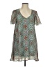 Show Me Your Mumu 100% Polyester Teal Short Sleeve Blouse Size S - photo 1