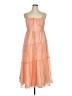 Unbranded 100% Polyester Orange Cocktail Dress Size XL - photo 1