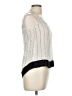 Rubber Duck 100% Silk Silver Sleeveless Silk Top Size M - photo 4