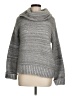 Olive and Oak 100% Polyester Metallic Gray Turtleneck Sweater Size M - photo 1