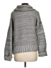 Olive and Oak 100% Polyester Metallic Gray Turtleneck Sweater Size M - photo 2