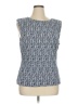 DKNY Blue Sleeveless Blouse Size XL - photo 1