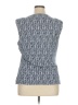DKNY Blue Sleeveless Blouse Size XL - photo 2