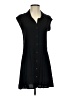 Cope 100% Rayon Solid Black Casual Dress Size S - photo 1