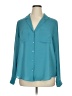 NYDJ Teal Long Sleeve Blouse Size XL - photo 1