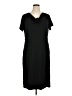 Talbots Solid Black Casual Dress Size 1X - photo 1