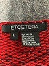 Etcetera Tweed Red Pullover Sweater Size L - photo 6