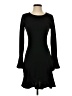 Shein Solid Black Cocktail Dress Size 4 - photo 1