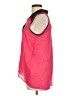 Liberty Love 100% Polyester Color Block Pink Sleeveless Blouse Size L - photo 5