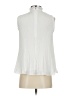 Black Label by Chico's 100% Polyester Ivory Sleeveless Blouse Size XS - photo 2