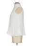 Black Label by Chico's 100% Polyester Ivory Sleeveless Blouse Size XS - photo 5