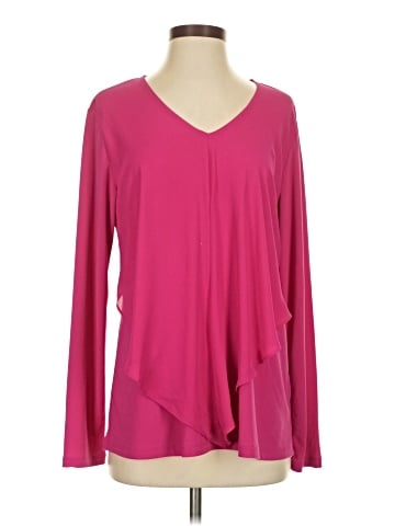 Dennis by Dennis Basso Long Sleeve Blouse (view 1)
