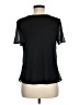 Beacon Black Short Sleeve Blouse Size M - photo 2