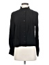 MNG 100% Viscose Black Long Sleeve Blouse Size 4 - photo 1