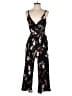 Kaileigh Floral Black Jumpsuit Size XS - photo 1