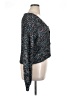 Eyeshadow 100% Polyester Teal Cardigan Size XL - photo 4