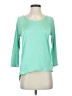 The Limited 100% Polyester Green 3/4 Sleeve Top Size XS - photo 1