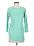 The Limited 100% Polyester Green 3/4 Sleeve Top Size XS - photo 2