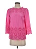 Talbots 100% Cotton Pink 3/4 Sleeve Blouse Size XS - photo 1