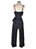 Kaileigh Polka Dots Blue Jumpsuit Size XS - photo 2