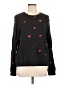 Monrow Hearts Black Pullover Sweater Size L - photo 1