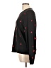 Monrow Hearts Black Pullover Sweater Size L - photo 5
