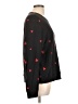 Monrow Hearts Black Pullover Sweater Size L - photo 4