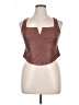 Torrid 100% Polyester Brown Sleeveless Blouse Size Med Plus (00) - photo 1